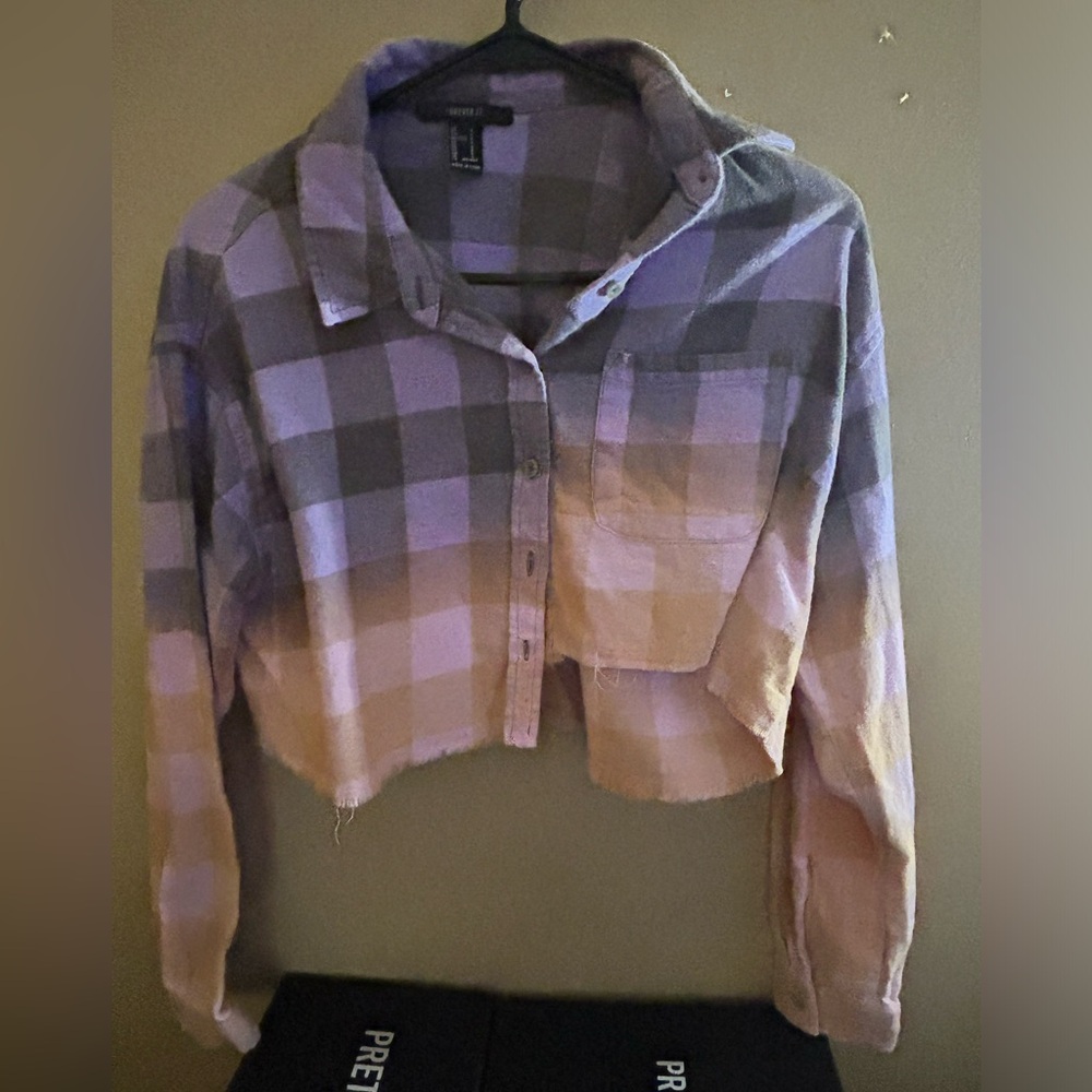 Long sleeve crop top